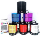 Caixa de Som Bluetooth Mini Portátil com USB, Rádio FM, Entrada P2, Cartão SD e MP3 – Som Potente e Leve