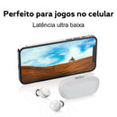 Fone de Ouvido Bluetooth QCY T17 TWS com Cancelamento de Ruído ENC, Modo Gamer e Estojo Recarregável – Pronta Entrega no Brasil