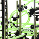 Roller Coaster de Bolinhas 193 Peças – Brinquedo Educativo Científico Infantil, Pista de Corrida Labirinto DIY com Luzes e Movimento Automático