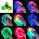 Fidget Spinner Cristal LED – Glow in the Dark, Brinquedo EDC, Alívio de Estresse para Crianças