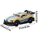 Carro de Controle Remoto RC 2.4G com Luzes – Brinquedo Educativo para Crianças, Diversão em Casa, Escola e Viagens