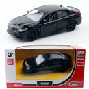 Miniatura Toyota Camry XSE 1:36 – Carro de Liga Metálica com Sistema Pull Back, Coleção e Presente Infantil