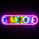 Placa Neon "Game Area" – Letreiro Decorativo para Quarto Gamer, Bar, Sala de Jogos e Presentes