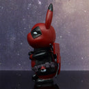 Boneco Pikachu Fantasiado de Deadpool – 12cm | Versão Q Kawaii para Decoração de Mesa ou Carro