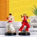 Action Figure Street Fighter – Ken Masters & Ryu Hoshi | Boneco Colecionável em PVC