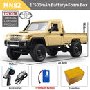 Caminhonete RC 4x4 Escala 1:12 ZWN MN82 PRO – Faróis Controláveis, 2.4G, Off-Road Potente, Brinquedo de Aventura para Crianças
