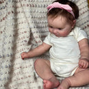 Boneca Reborn Realista BRASTOY – Menina 48cm | Corpo Inteiro em Silicone, Pintada à Mão