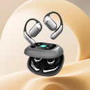 Fones Tradutores AI Bluetooth 5.4 – Tradução em Tempo Real, Touch Screen, À Prova d’Água, Open-Ear