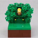 227 Peças Blocos de Montar MOC Homer no Arbusto – Kit de Construção Criativo Tecnológico para Presentes de Natal, Aniversário e Hobby Adulto