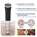 Cozedor Sous Vide Wancle 1100W – Cozimento Profissional de Precisão com Tela Touch e Tecnologia à Prova d’Água (IPX7)