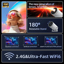 Projetor FY300 Pro com Android 11 – 4K Suportado, 390 ANSI, Wi-Fi, BT 5.0 | Perfeito para Home Theater