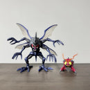 Figura Digimon Kabuterimon/Tentomon em PVC – Colecionável, Decoração de Mesa e Brinquedo Infantil