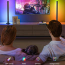 Kit 1 ou 2 Barras de Luz LED RGB para TV – Sincroniza com Música, Controle por App, Remoto ou Botão | Ideal para TV, PC e Setup Gamer