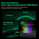 Teclado Mecânico Gamer Akko MonsGeek FUN60 – 60%, Switch Magnético, Rapid Trigger 0.01mm, ARGB 8K, Personalizável HE/TMR