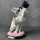 Estátua Son Goku e Chichi – Versão Casamento | Figura Colecionável 31cm Dragon Ball Z em PVC