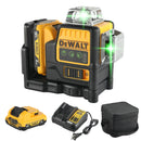 Nível Laser Dewalt DW089LG 12V – 12 Linhas Verdes, 360° Vertical e Horizontal, Bateria de Lítio