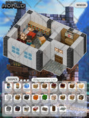 Kit de Blocos Magnéticos Estilo Pixel – Mundo Mine para Crianças 3+ | Brinquedo Educativo STEM com Cubos e Base de Montar