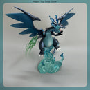Figura Charizard X 18cm – Modelo Articulado com Mãos Trocáveis | Estátua Decorativa Anime para Colecionadores