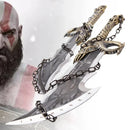 Espada Kratos 45cm – Réplica God of War 4 | Lâmina do Caos / Machado Leviatã | Cosplay, Decoração ou Brinquedo