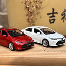 Miniatura Carro Corolla 1:43 – Modelo em Liga Metálica, Coleção, Decoração e Presente Infantil