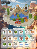 Kit de Blocos Magnéticos Estilo Pixel – Mundo Mine para Crianças 3+ | Brinquedo Educativo STEM com Cubos e Base de Montar