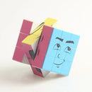 Cubo Mágico 3x3x3 Rosto Sorridente – UV, Divertido, Anti-Stress, Profissional e Rápido, Quebra-Cabeça Infantil e Presente