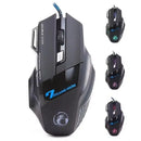 Brasil Mouse X7 botão retroiluminado mouse ergonômico 5500 DPI mouse ajustável, adequado para PC laptop desktop mouse