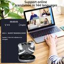 Fones Tradutores AI Bluetooth 5.4 – Tradução em Tempo Real, Touch Screen, À Prova d’Água, Open-Ear