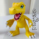 Digimon 12cm – GK Figures Greymon, Agumon e Gabumon PVC, Action Figure Colecionável para Crianças e Decoração