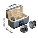 Microfone de Lapela Sem Fio com Ímã – Até 50m de Alcance, 40h de Bateria e Case de Carregamento | Ideal para Gravações de Vídeo