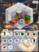 Kit de Blocos Magnéticos Estilo Pixel – Mundo Mine para Crianças 3+ | Brinquedo Educativo STEM com Cubos e Base de Montar