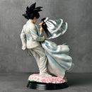 Estátua Son Goku e Chichi – Versão Casamento | Figura Colecionável 31cm Dragon Ball Z em PVC