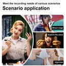 Microfone de Lapela Sem Fio com Ímã – Até 50m de Alcance, 40h de Bateria e Case de Carregamento | Ideal para Gravações de Vídeo