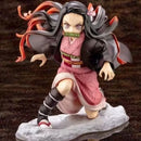 Estátua Demon Slayer Nezuko Furiosa – Figura Criativa Anime, Diorama Decorativo para Mesa e Coleção