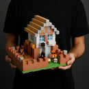 Kit de Blocos Magnéticos Estilo Pixel – Mundo Mine para Crianças 3+ | Brinquedo Educativo STEM com Cubos e Base de Montar