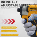 Parafusadeira de Impacto Mamidw DCF850 Sem Fio – Motor Brushless, 205N·m, 3250RPM | Compatível com Bateria Dewalt 20V