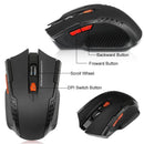 Mouse Gamer Sem Fio 2.4G com 1600DPI – 6 Botões e Receptor USB para PC e Notebook