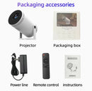 Projetor FY300 Pro com Android 11 – 4K Suportado, 390 ANSI, Wi-Fi, BT 5.0 | Perfeito para Home Theater