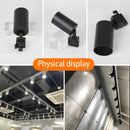 Kit Completo de Trilho com Spots LED — Iluminação de Teto com Lâmpadas GU10 Substituíveis para Sala e Quarto