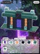 Kit de Blocos Magnéticos Estilo Pixel – Mundo Mine para Crianças 3+ | Brinquedo Educativo STEM com Cubos e Base de Montar