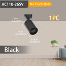 Kit Completo de Trilho com Spots LED — Iluminação de Teto com Lâmpadas GU10 Substituíveis para Sala e Quarto