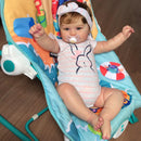 Boneca Reborn Maddie 48cm – Cabelos Enraizados, Pintada à Mão e Toque Suave | Presente Ideal para Crianças