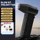 Mini Soprador Turbo 400.000 RPM – Limpeza a Jato com Vento Forte 53m/s | Aspirador de Poeira Recarregável Tipo-C