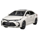 Miniatura Toyota Corolla 1:32 – Liga Metálica com Portas Abertas, Luz e Som, Sistema Pull Back, Coleção e Presente Infantil