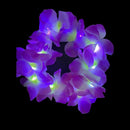 Tiara Coroa de Flores LED Havaiana – Headband Iluminado Glow para Festa, Casamento, Aniversário, Natal e Festival