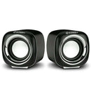 Caixa de Som Estéreo 2.0 Luxdovytu com Entrada AUX e Alimentação USB – Som Nítido para PC e Notebook