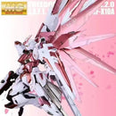 Gundam MG Freedom 2.0 1/100 – Versão Cherry Blossom com Efeitos Mágicos e Adesivos Exclusivos | Modelo Montável para Colecionadores