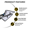 Luz LED "Olho de Demônio" para Carros e Motos – Sinalizador, Pisca e Es