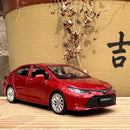 Miniatura Carro Corolla 1:43 – Modelo em Liga Metálica, Coleção, Decoração e Presente Infantil