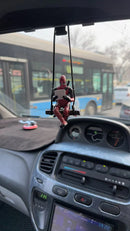 Enfeite Retrovisor Deadpool 2024 | Super-Herói Divertido para Carro – Presente Criativo para Fãs